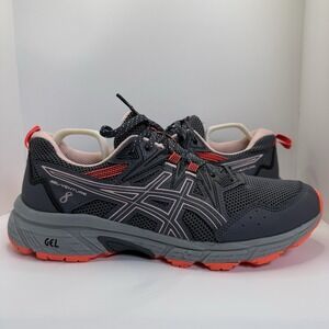 Asics Womens Gel Venture 8 1012A708 Gray Peach‎ Running Shoes Sneakers Size 11